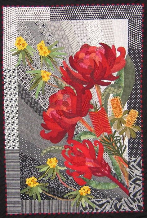 Queensland Quilters Images Art Quilts Flower Quilts Applique Quilting