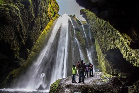 Gljufrabui Waterfall Waterfall Iceland Landscape Island