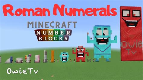 Roman Numerals Song Numberblocks Minecraft Math And Number Songs For