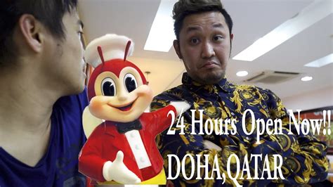 Jollibee 24 Hours Now Open In Dohaqatar Youtube