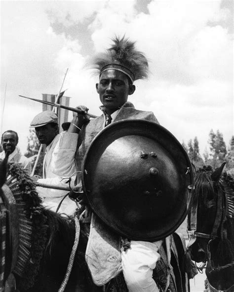 ‎oromo Man With Spear And Shield At Celebration Uwdc Uw Madison