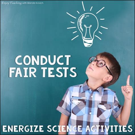 How To Ramp Up Science Activities Using The Fair Test Enjoy Teaching