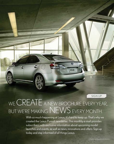 2010 Lexus Hs Brochure