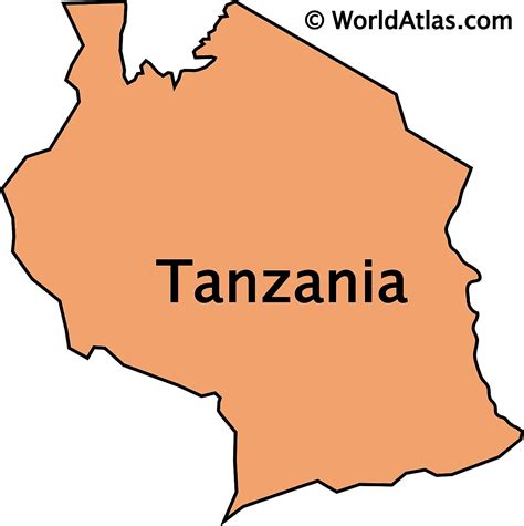 Printable Tanzania Map World Map Blank And Printable Images