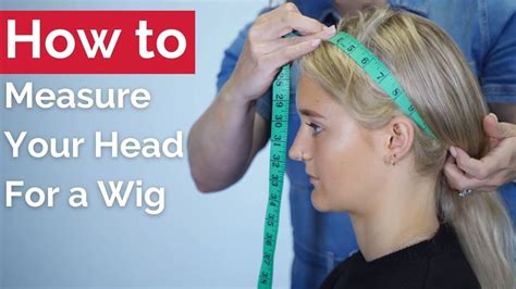 How To Measure Your Head For A Wig Demo Youtube