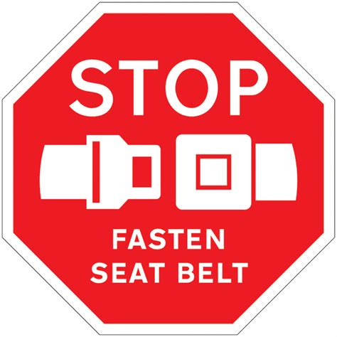 stop fasten seatbelt sign seton