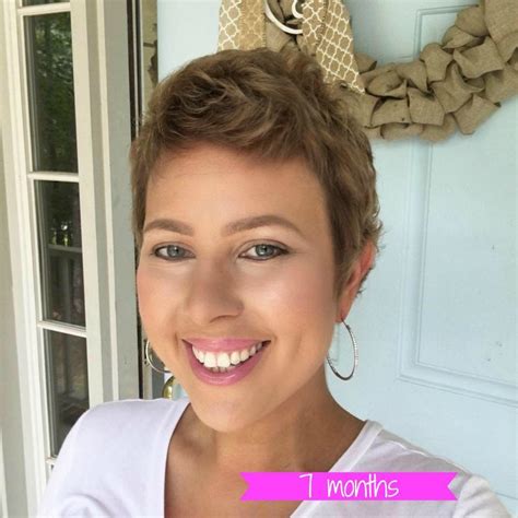 While many changes may be noted in hair during chemo, some changes are quite different that may raise many questions in your mind. Chemo Regrowth: How to Style Your Short Hair | Hair growth ...