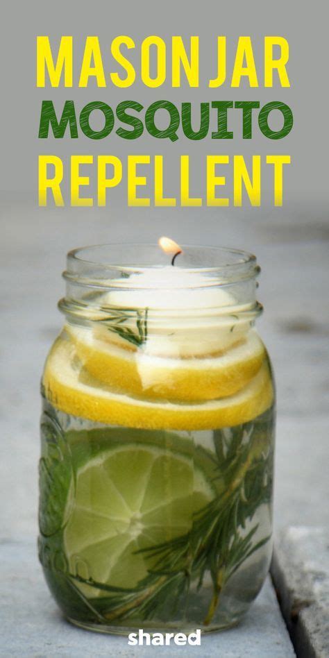 Dont Let Mosquitoes Ruin Your Summer Fun This All Natural Mason Jar
