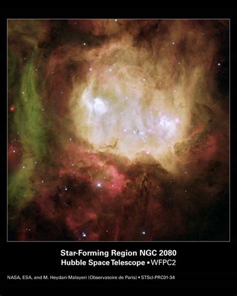 The Ghost Head Nebula Ngc 2080 Hubblesite