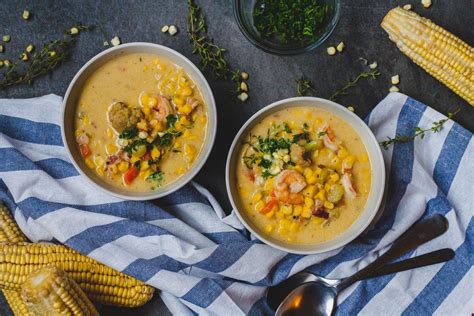 Creamy coconut chicken curry is an easy to make and healthy 30 minute curry recipe. Soups | Olive & Mango in 2020 | Corn chowder, Roast chicken and rice, Creamy corn