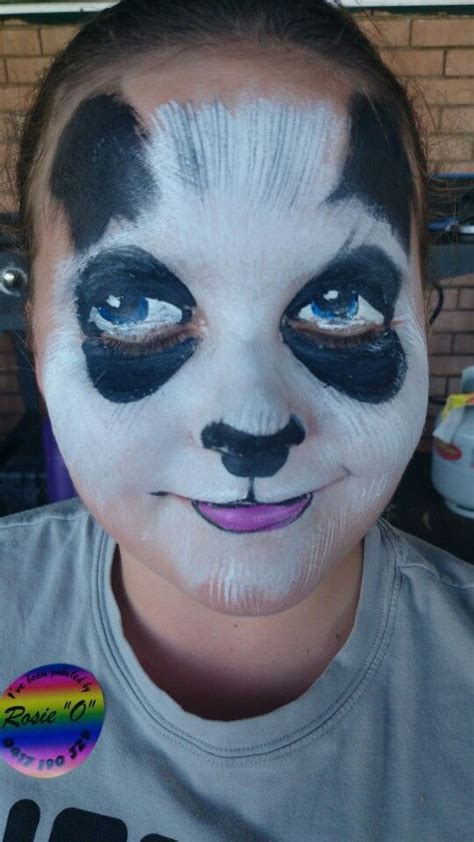 Face Painted Panda By Rosie O Face Paint Face Painting Face