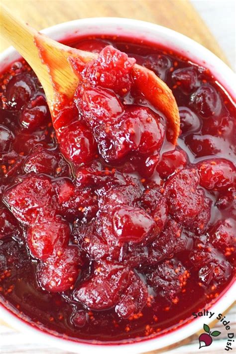 indulgent cranberry sauce with orange juice unforgettable side dish