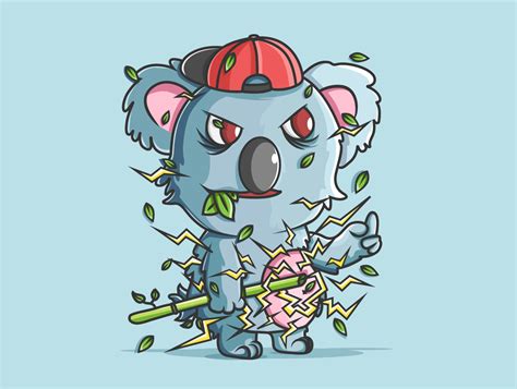 Koala Kow Illustration Monster By Amirul Khair On Dribbble