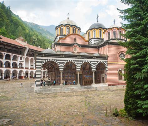 The Main Church Of The Rila Monastery In Bulgaria Editorial Image