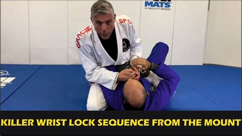 Killer Wrist Lock Sequence From The Bjj Mount By Márcio Macarrão