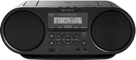 Sony Zs Rs60bt Cdusb Bluetooth Boomboxradio Recorder Nfc Mega Bass