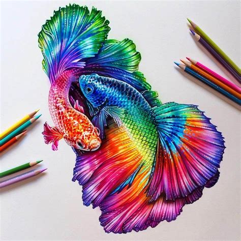 Glowing Colorful Drawings In 2020 Colorful Drawings Prismacolor Art