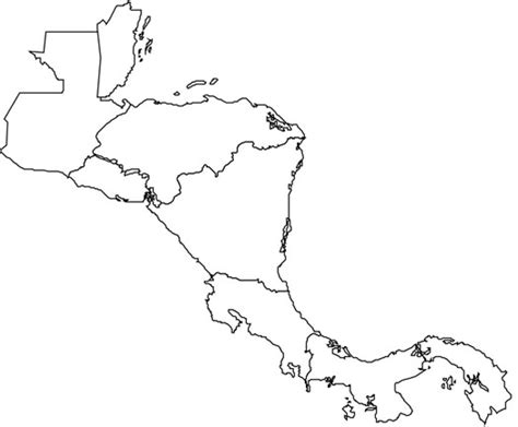 Mapas De Centroamérica Para Colorear Y Descargar Colorear Imágenes