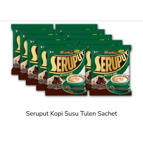 Jual Kopi Seruput Susu Tulen Sachet 10 Pcs Shopee Indonesia