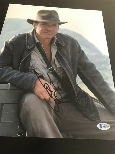 Harrison Ford Signed Autograph 11x14 Photo Indiana Jones Beckett Bas