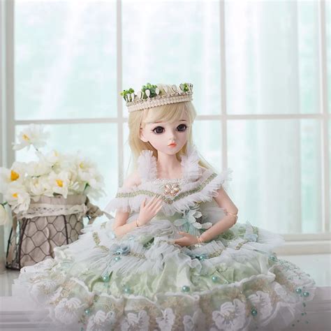 Bjd 13 Princess Dolls With Dress Wigs Shoes Makeup 100 Handmade