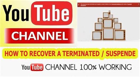 How To Recover A Terminated Youtube Account Youtube Accounting Recover
