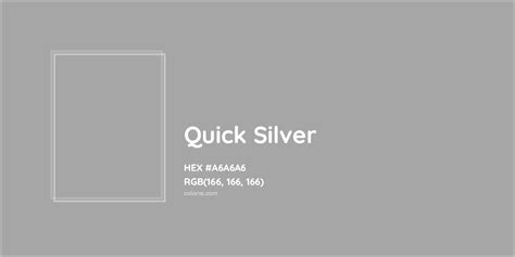 About Quick Silver Color Codes Similar Colors And Paints