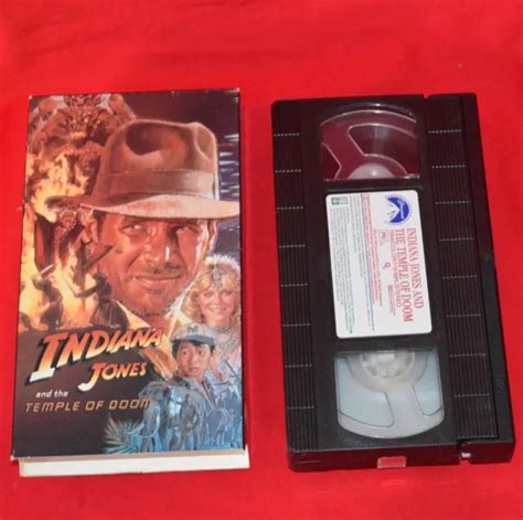 Indiana Jones And The Temple Of Doom Vhs Video Tape Harrison