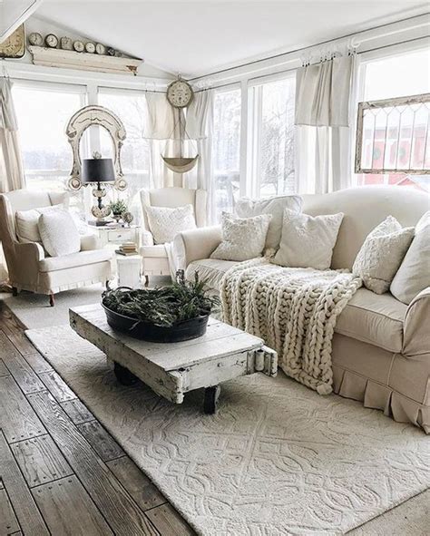25 Beautiful And Cozy Farmhouse Living Rooms Shelterness