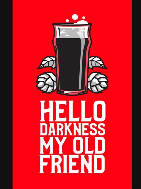 Hello Darkness My Old Friend T Shirt By Creativetagging Redbubble