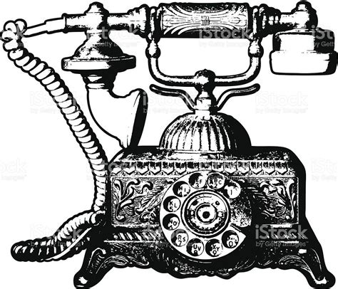 Old Telephone Clip Art Vector Images And Illustrations Istock