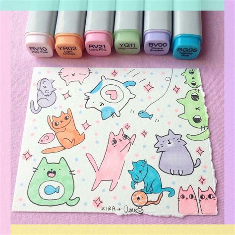 Colorful Drawing Ideas With Markers Coloring Dinosaur