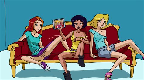 Rule 34 3girls Alex Totally Spies Anus Casual Clothed Clothing Clover Totally Spies Dark