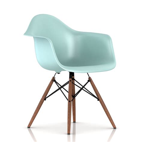 Eames® Molded Plastic Armchair Wood Dowel Base Lekker Home