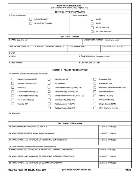 Usarec Form 601 21021 Fill Out Sign Online And Download Fillable