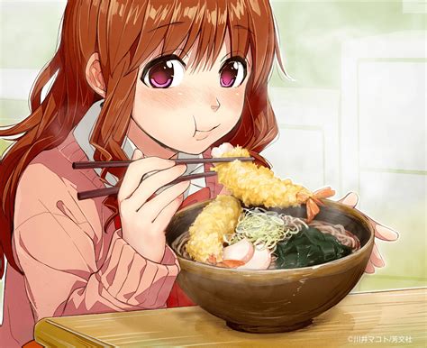 Anime Girl With Food Telegraph