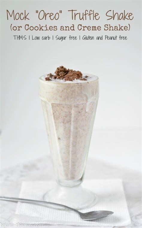 Fresh, energizing, and super easy to make. Cookies and Cream Shake | Recipe | Trim healthy mama ...