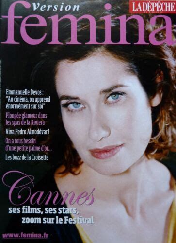 Magazine 2009 Emmanuelle Devos Ebay