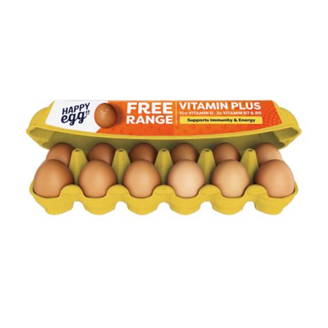 Happy Egg Co® Free Range Large Brown Vitamin Eggs 12 Ct Kroger