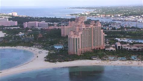 Bahamas September 2017 Aerial Coastline View Of Atlantis Paradise