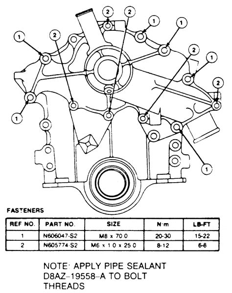 Ford 302 Water Pump Torque Specs