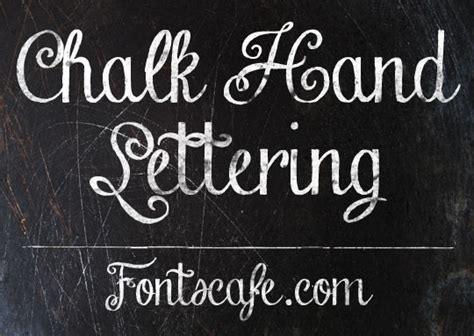 Chalk Hand Lettering Pack Fonts Fonts Cafe