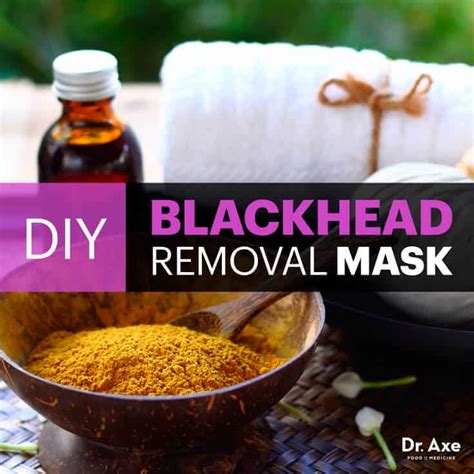 Diy Blackhead Removal Mask With Turmeric Peppermint And Frankincense