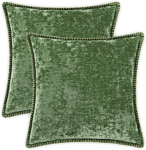Decoruhome Decorative Throw Pillow Covers 22x22 Set Of 2 Farmhouse