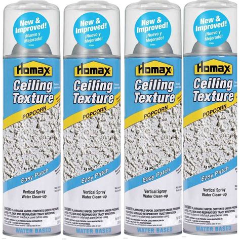 Most ceiling textures make their way. A User Review of Homax Popcorn Ceiling Texture Spray