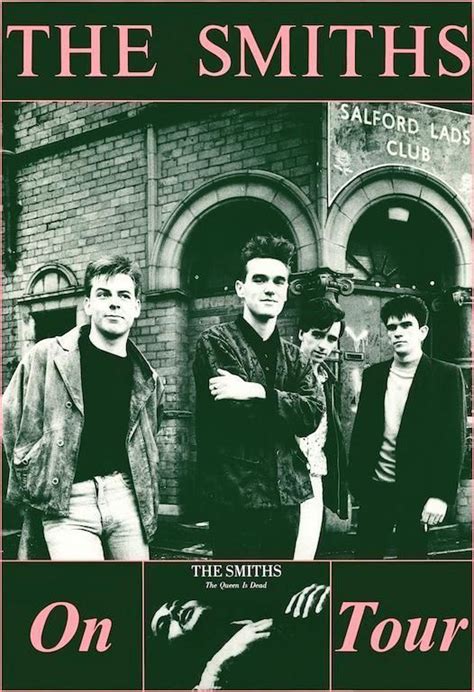 The Smiths Queen Is Dead On Tour 1986 Poster Morrissey Johnny Marr
