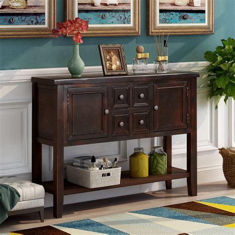 Sideboard Buffet With Buffet Cabinet Hutch Dining Kitchen Server