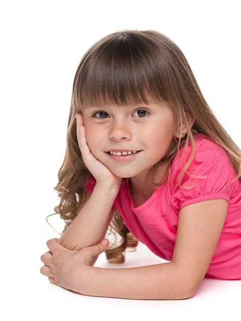 Cheerful Little Girl Rests Stock Image Image Of Indoor 45699505