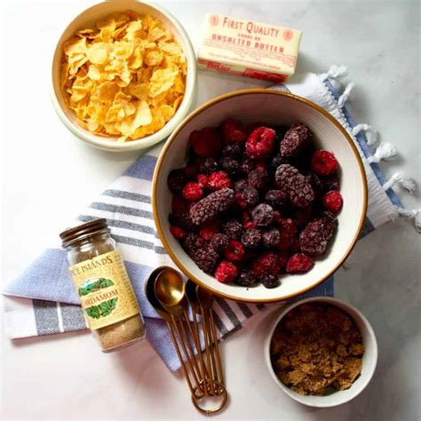 Mixed Berry Crisp With Cornflakes Cook This Book By Molly Baz Review