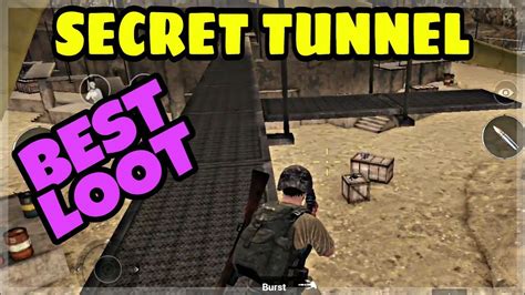 Pubg Mobile Secret Tunnel For Best Loot In Miramar Map Hidden Mine